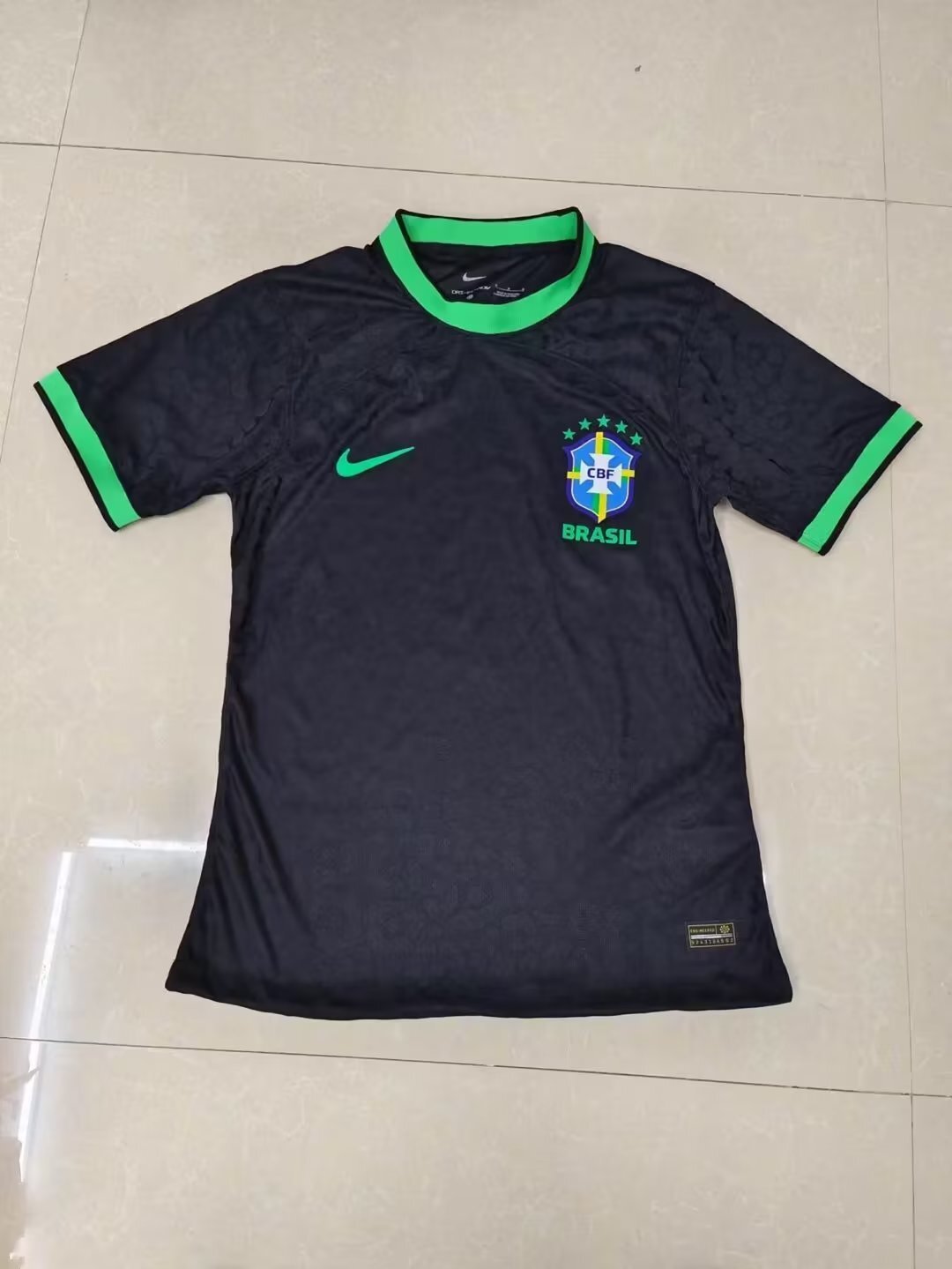 Brazil “2022 World Cup” Home Jersey – Green Collar Edition