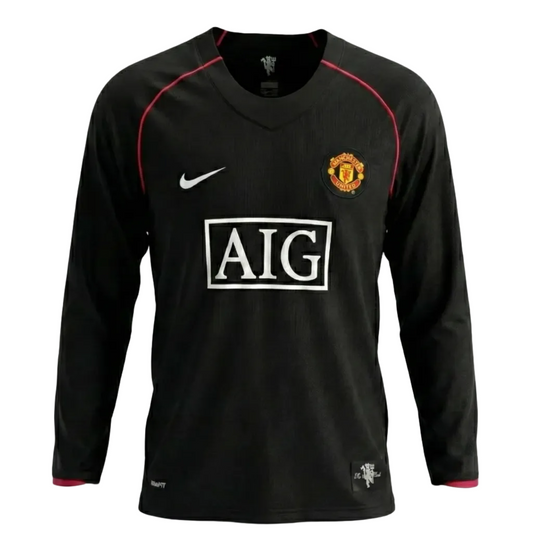 Manchester United Away Long Sleeve Retro Jersey 2007/08