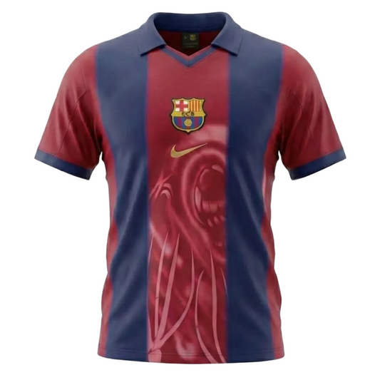 FC Barcelona x Cactus Jack Retro 2000/01 Home Skeleton Jersey