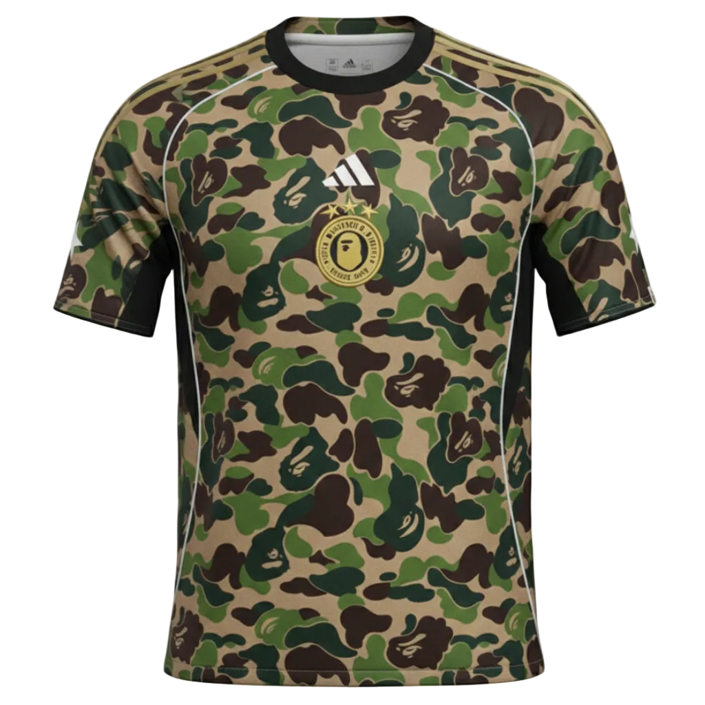 BAPE Green/Brown Jersey
