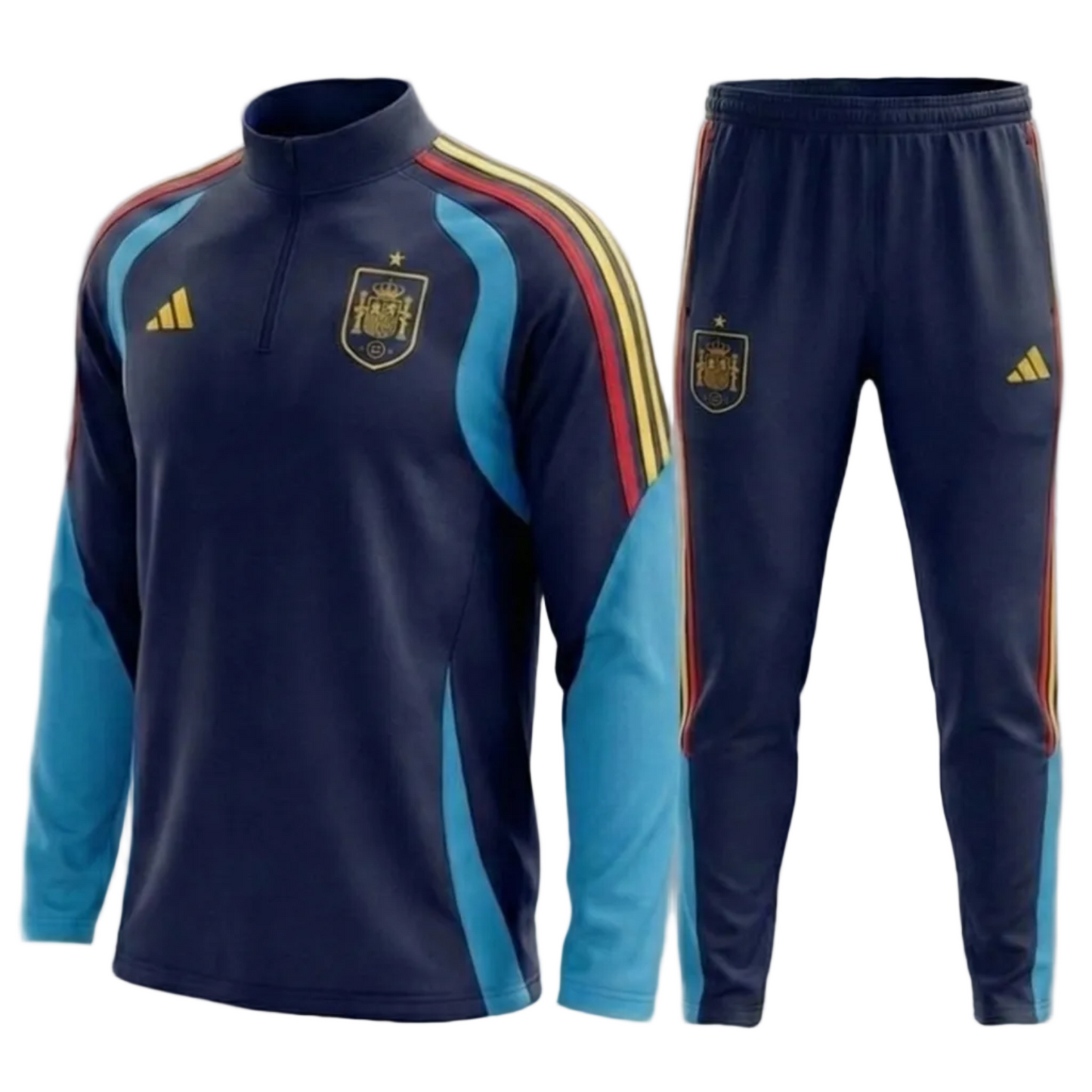 2025–26 Spain National Team Navy & Blue Training Tracksuit Set