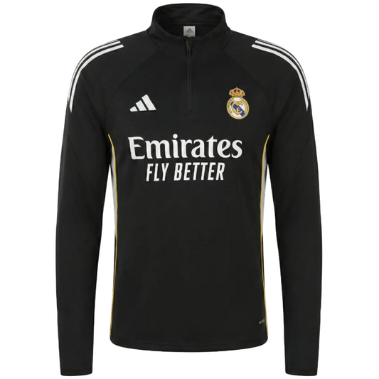 2025–26 Real Madrid Black Training Jacket