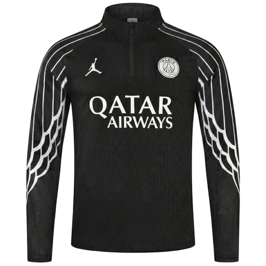 2025–26 Paris Saint-Germain x Jordan Black Training Jacket