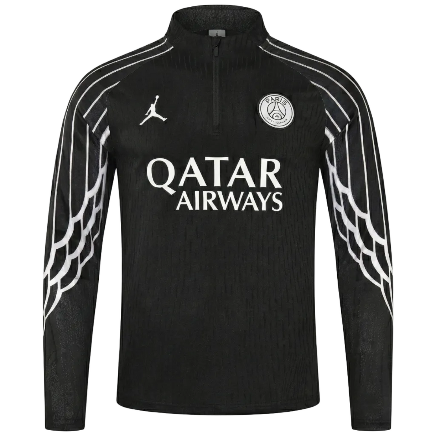 2025–26 Paris Saint-Germain x Jordan Black Training Tracksuit Set