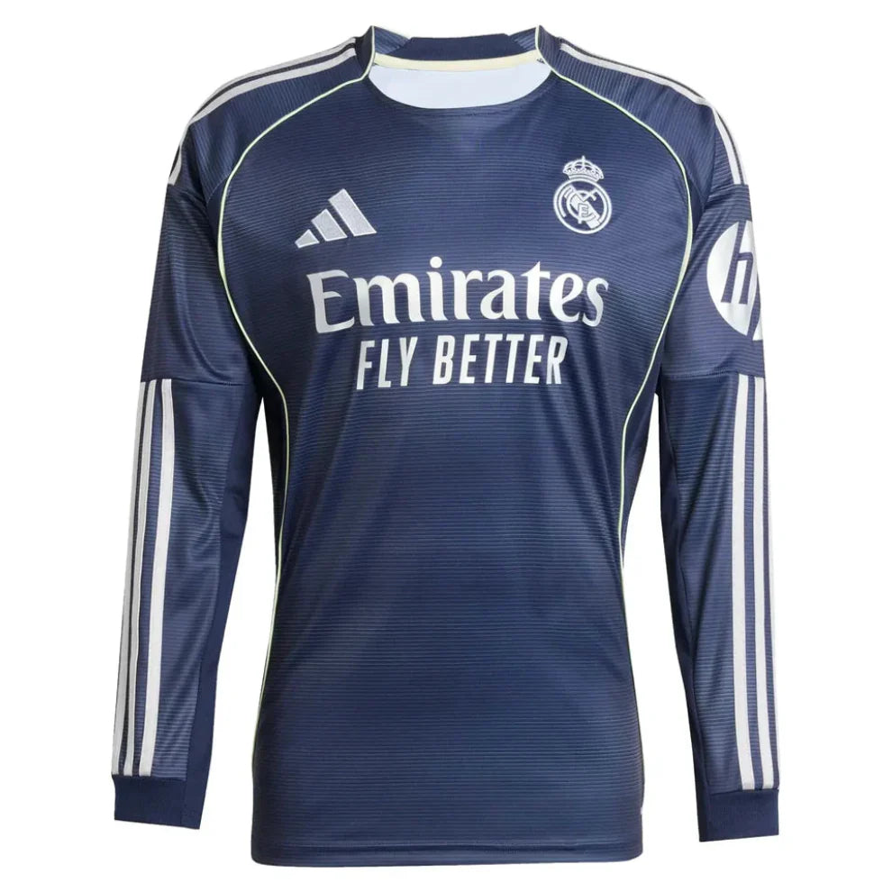 Real Madrid Long Sleeve Away Jersey 25/26
