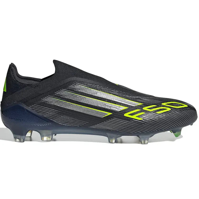 F50 Elite Laceless FG Black Green