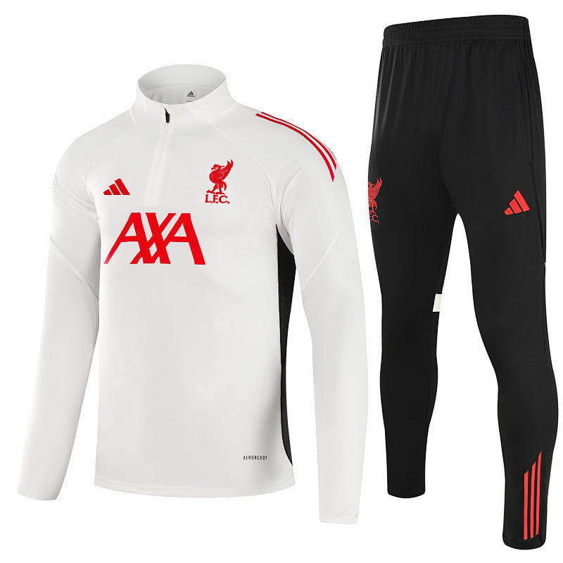 2025–26 Liverpool FC White Training Tracksuit Set