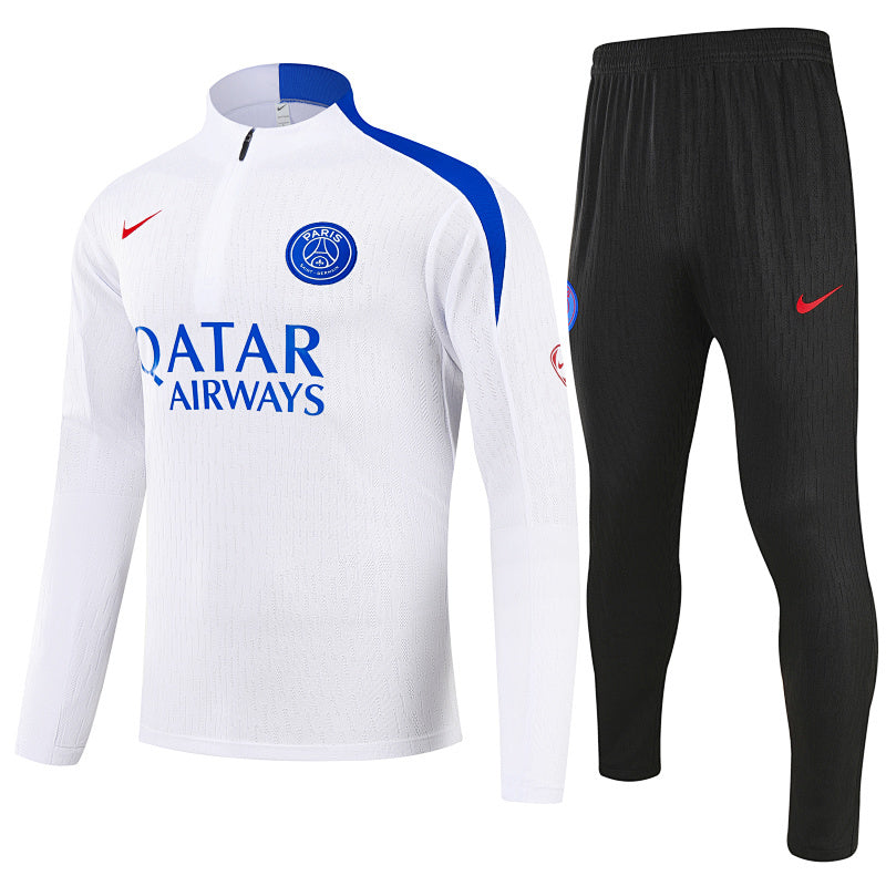 2025–26 Paris Saint-Germain White Training Tracksuit Set