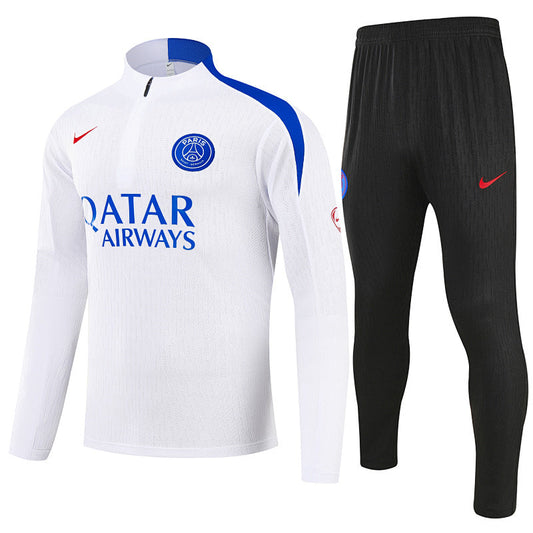 2025–26 Paris Saint-Germain White Training Tracksuit Set