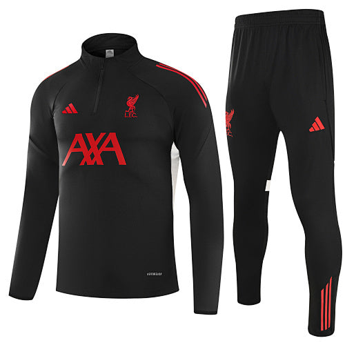 2025–26 Liverpool Black Training Tracksuit Set