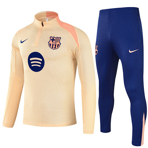 2025–26 FC Barcelona Yellow Training Tracksuit Set